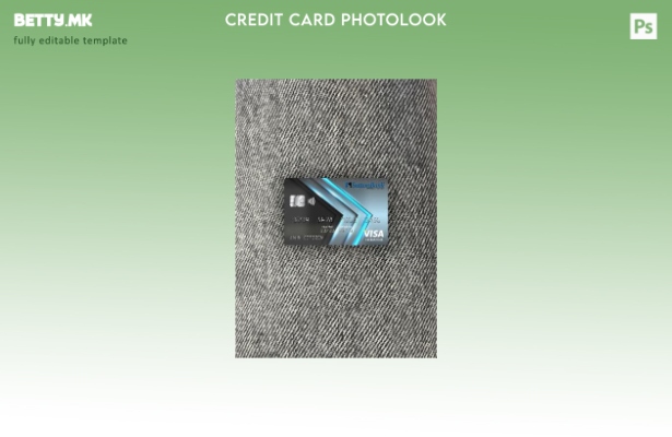 модерен стил САД Охајо SUTTON банка виза картичка со потпис на предниот шаблон